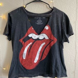 The Rolling Stones Cropped Tee.